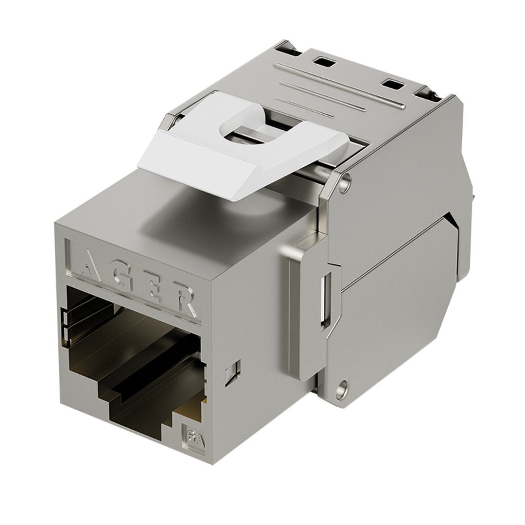 CAT 6A KEYSTONE JACK (METAL)