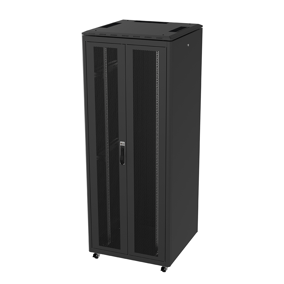 42U 800mm Genişlik 800mm Derinlik Çift Perfore Kapak Vega Kabinet
