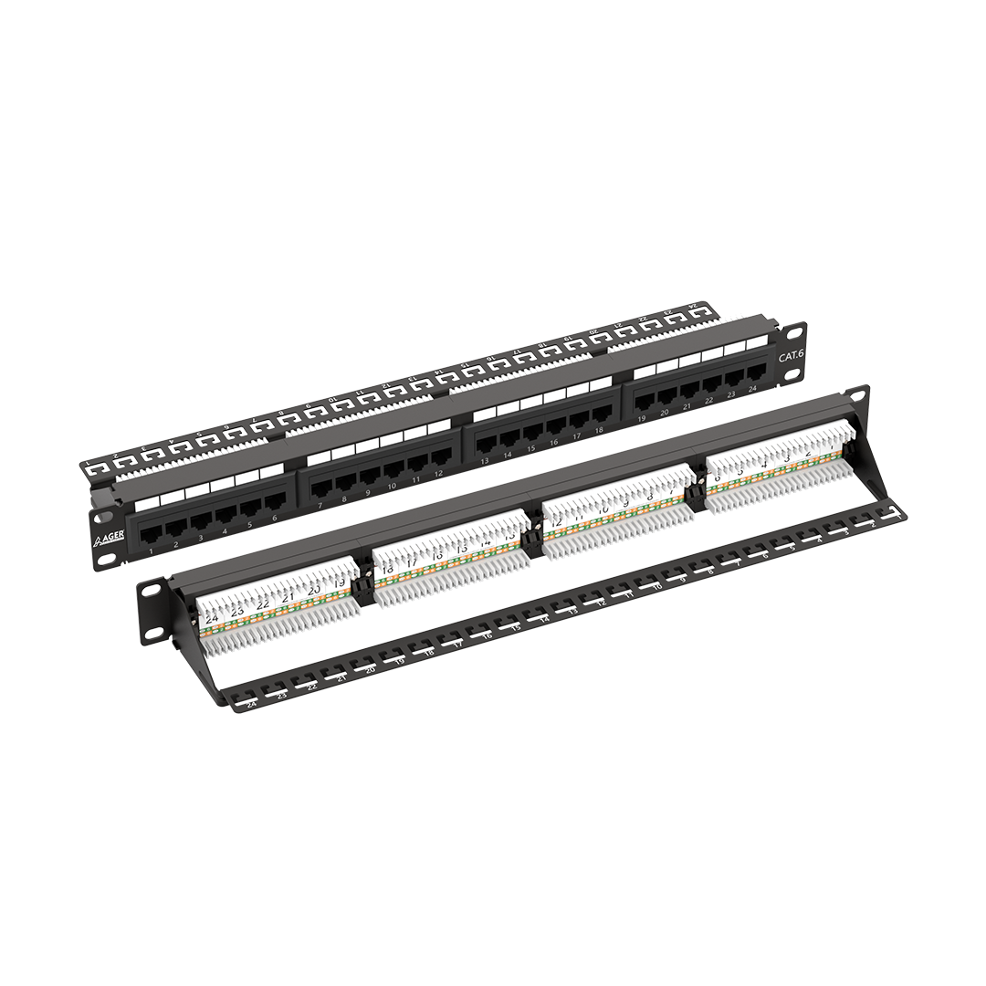 Cat 6 UTP 1U 24 Port Patch Panel