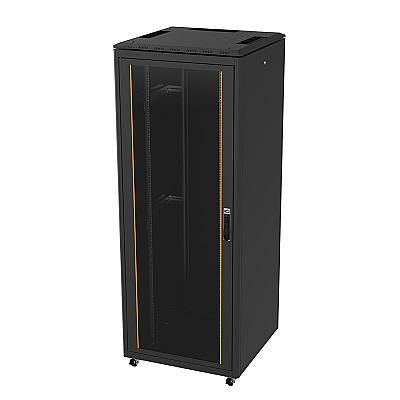 42U 800mm Genişlik 800mm Derinlik Komple Cam Kapak Vega Kabinet