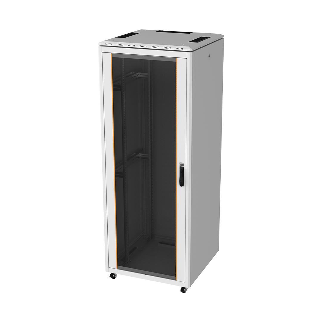 42U 800mm Genişlik 800mm Derinlik Düz Cam Kapak Vega Kabinet