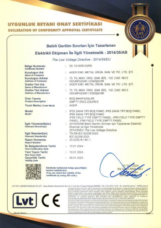 CE Certificate  2023